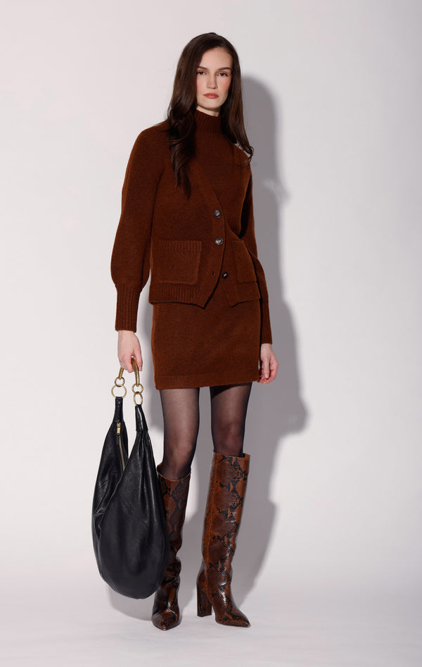 Aretha Cardigan, Brown