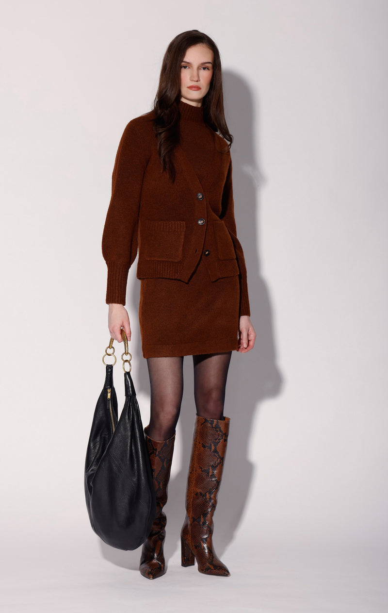 Aretha Cardigan, Brown