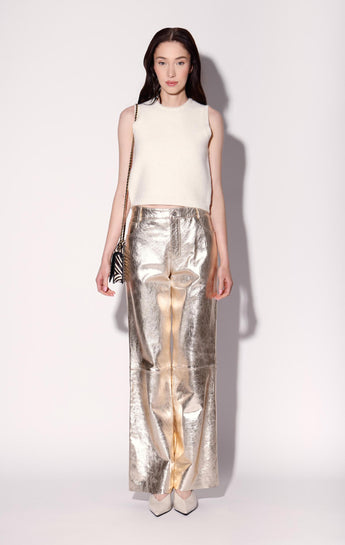 Joy Top, Cream Silver