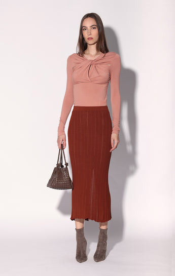 Posey Skirt, Terracotta