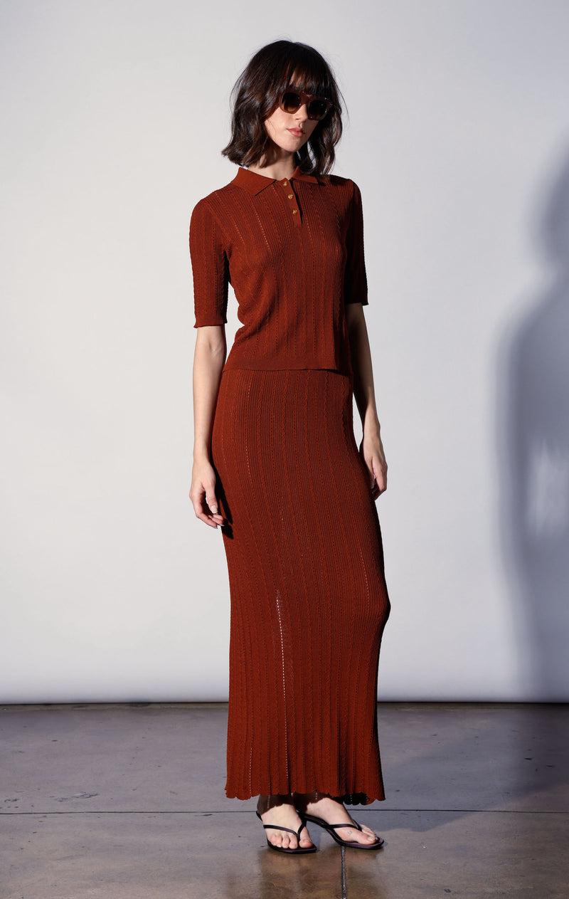 Posey Skirt, Terracotta