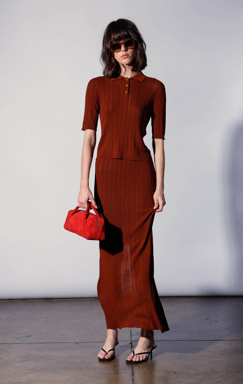 Posey Skirt, Terracotta