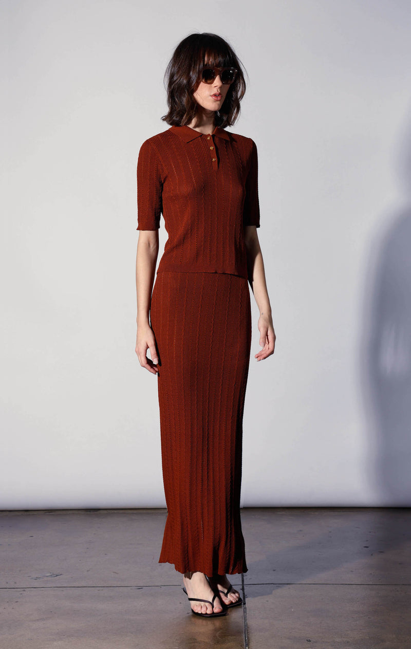 Posey Skirt, Terracotta