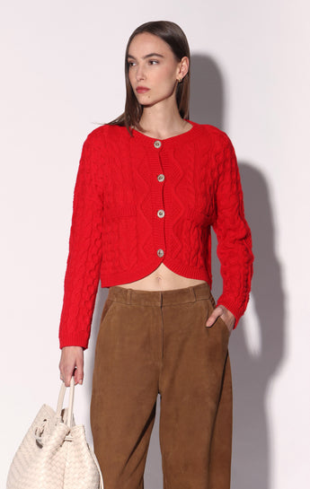 Claire Cardigan, Red