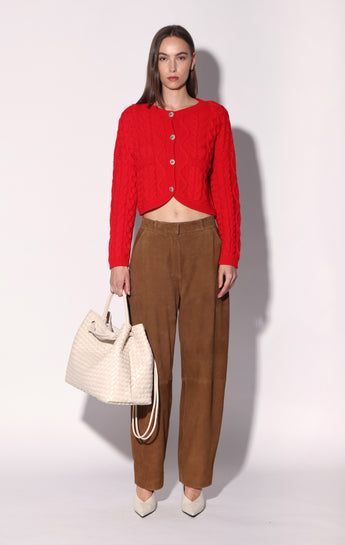 Claire Cardigan, Red (Fall 2026)