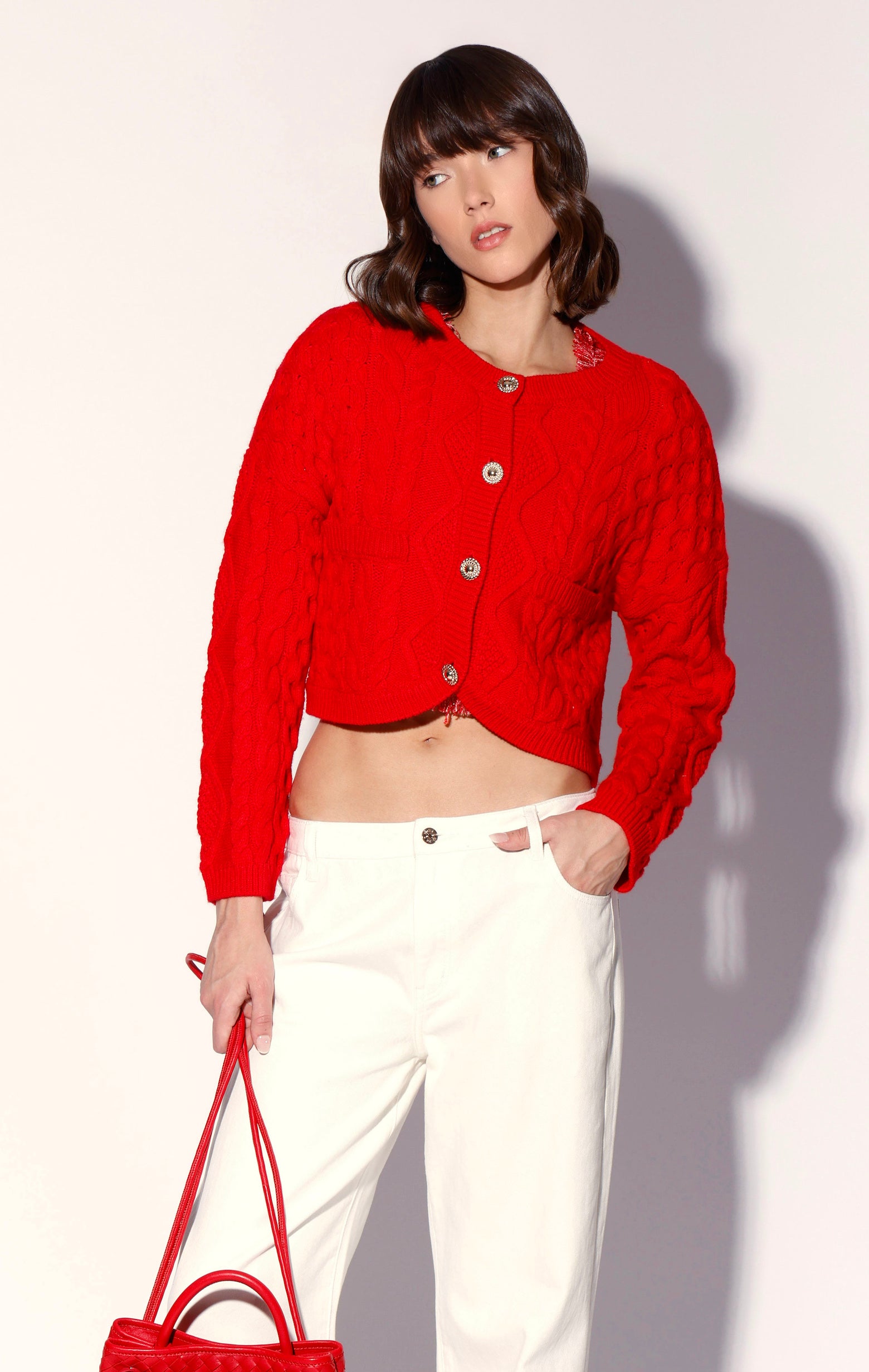 Claire Cardigan, Red