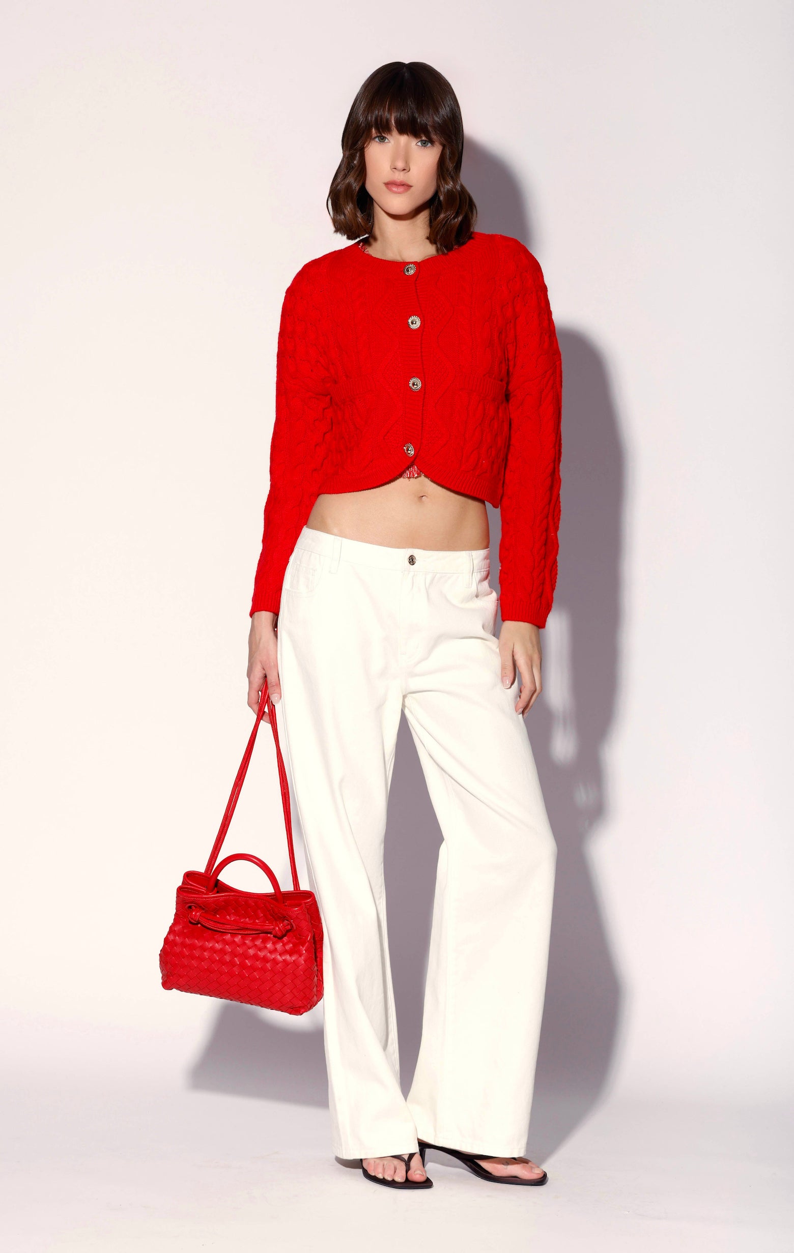 Claire Cardigan, Red