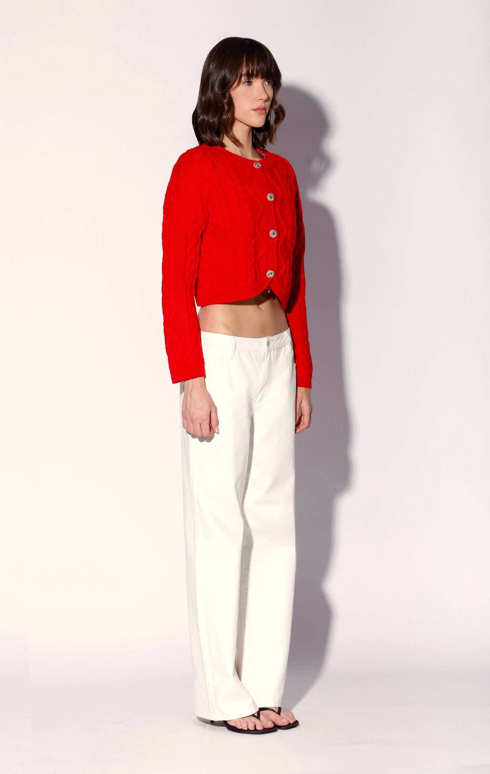Claire Cardigan, Red