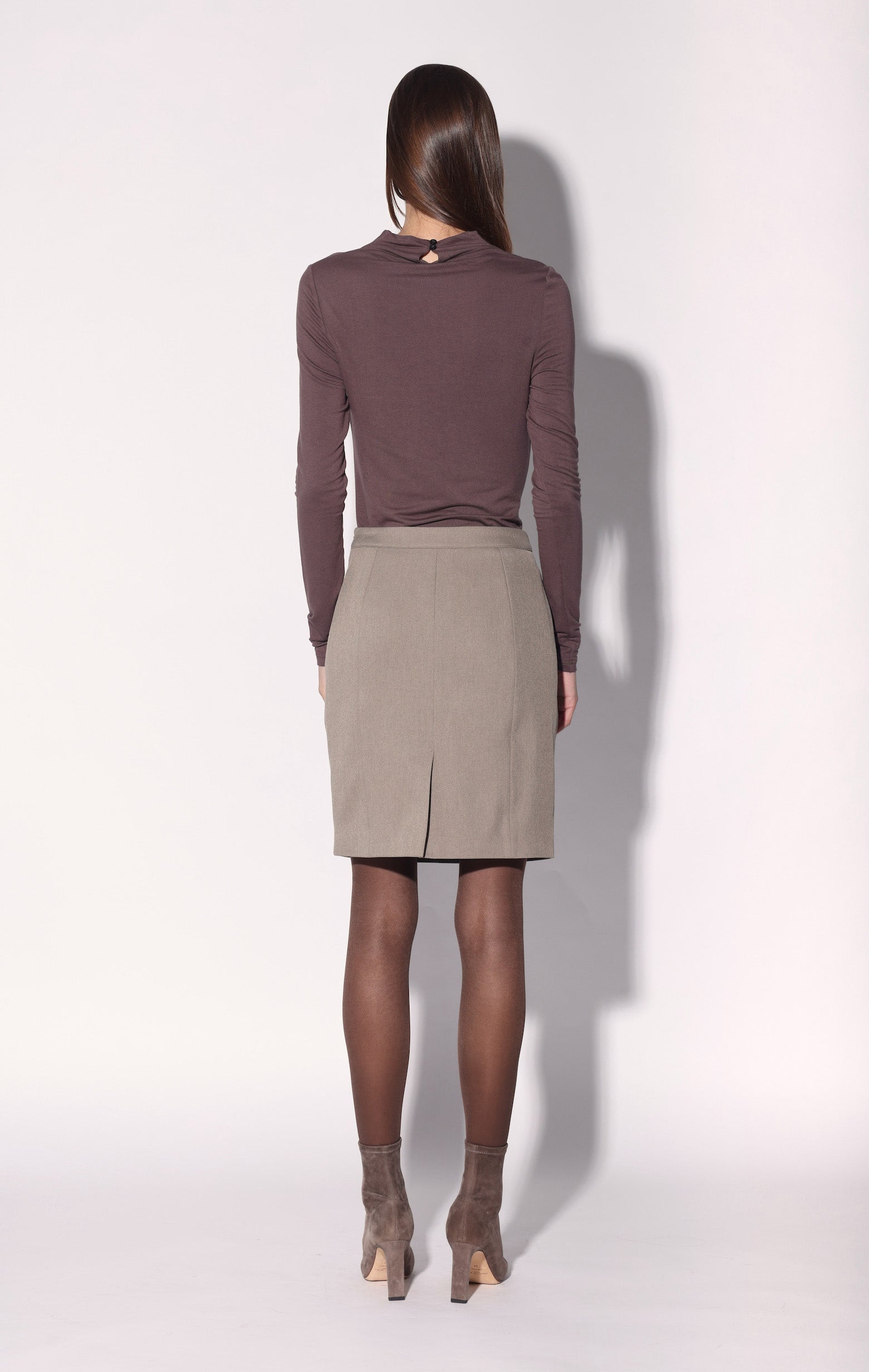 Morgana Top, Dark Taupe