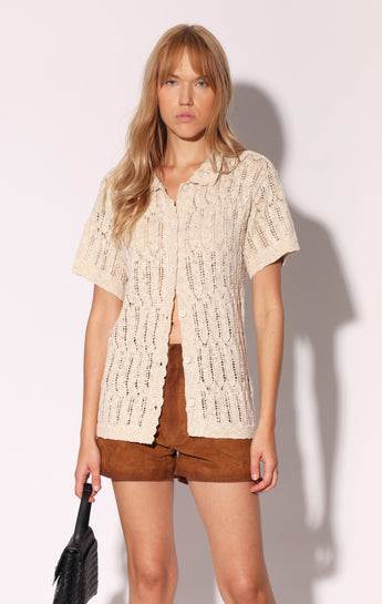 Amarie Top, Beige Gold