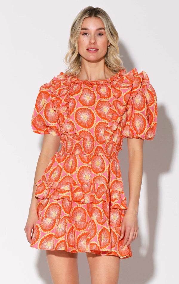 Ciara Dress, Orange Blossom