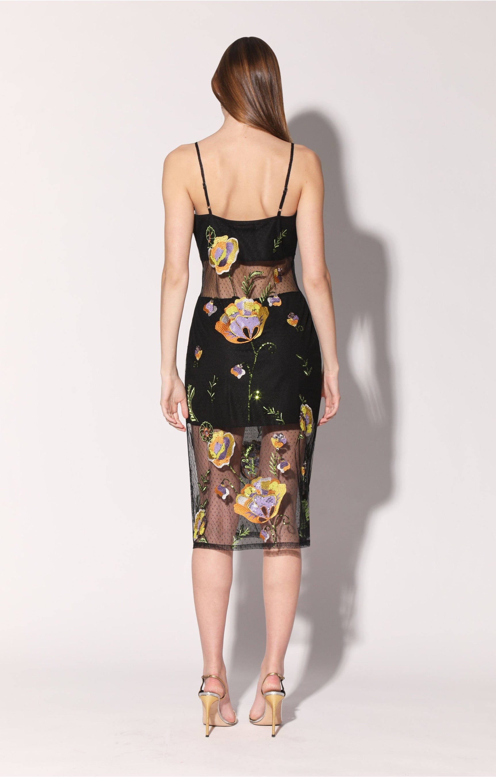 Petra Dress, Garden Embroidery