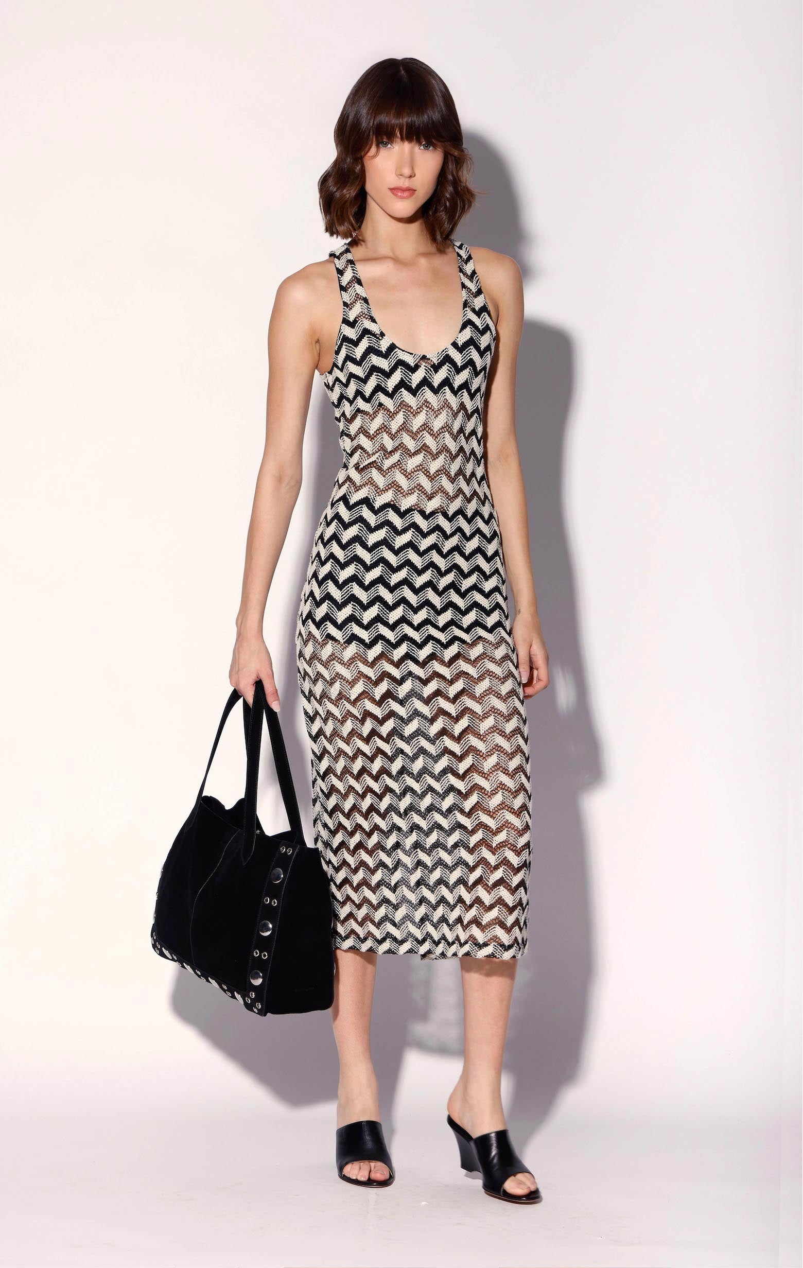 Naveah Dress, Chevron Crochet