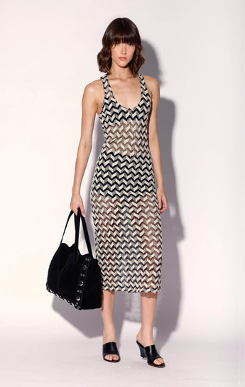 Naveah Dress, Chevron Crochet