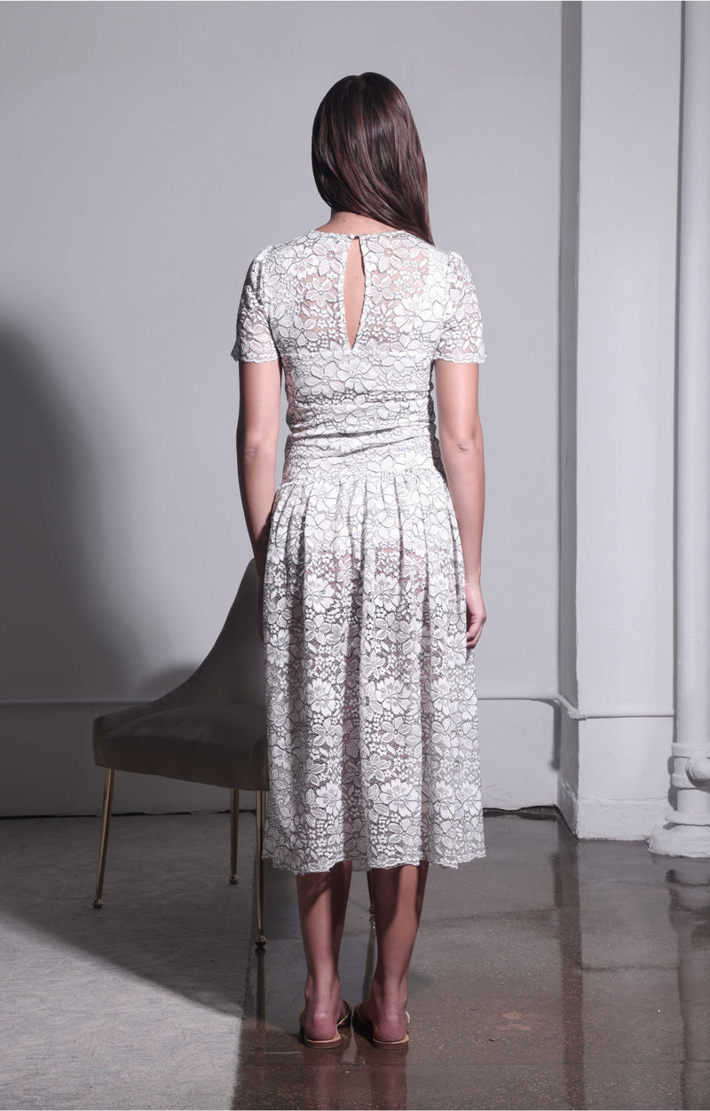 Mila Dress, Windsor Lace Ivory