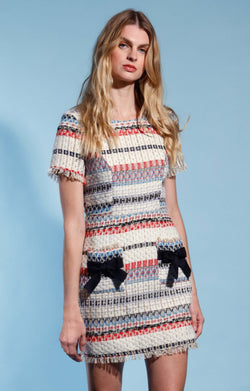 Jada Dress, Sailing Tweed