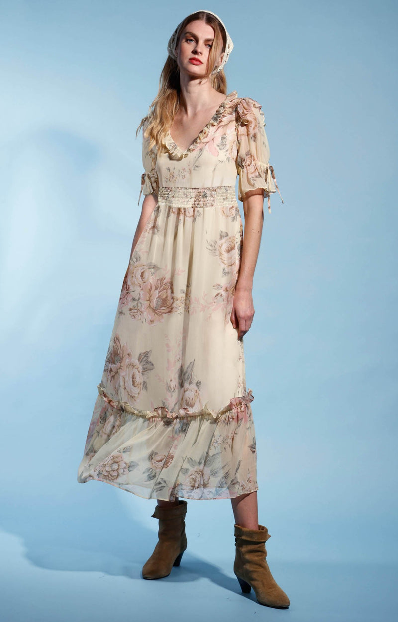 Georgia Dress, Desert Rose