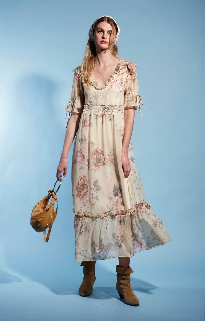 Georgia Dress, Desert Rose