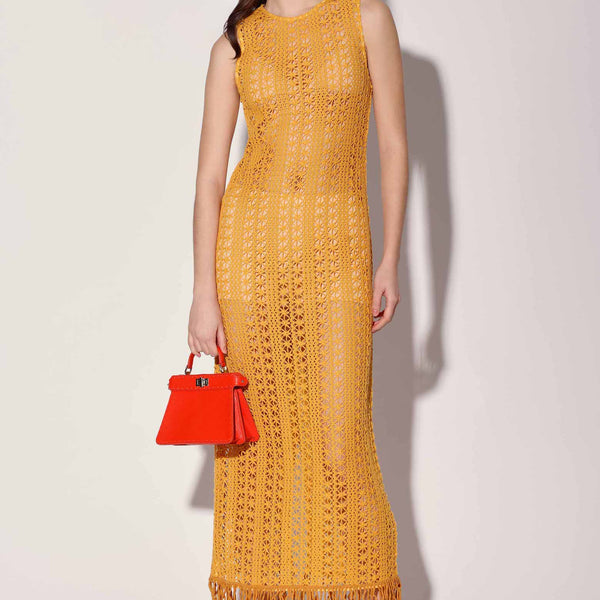white christmas dresses Paula Dress, Havana Crochet Marigold