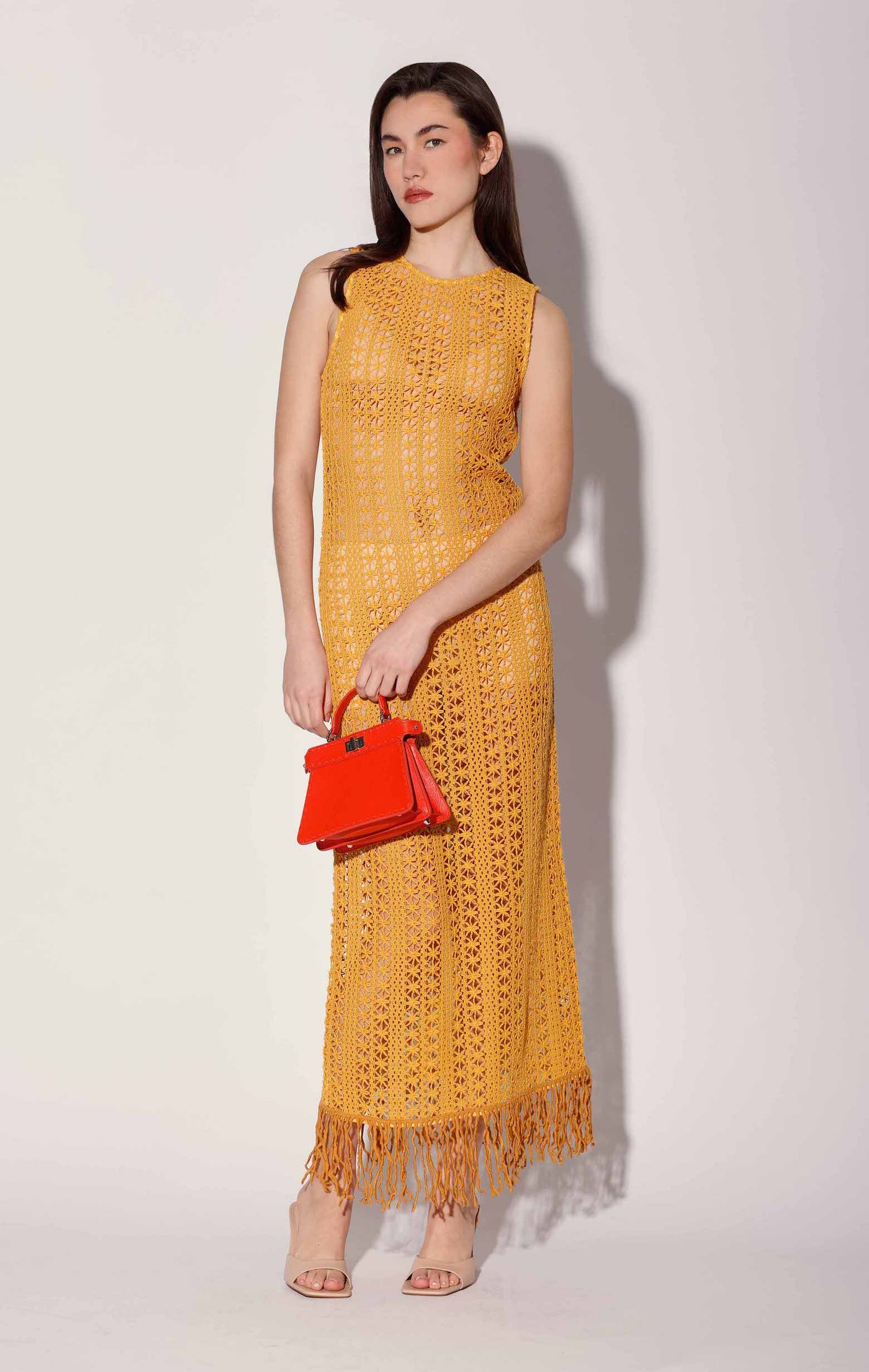 Paula Dress, Havana Crochet Marigold Paula Dress, Havana Crochet Marigold