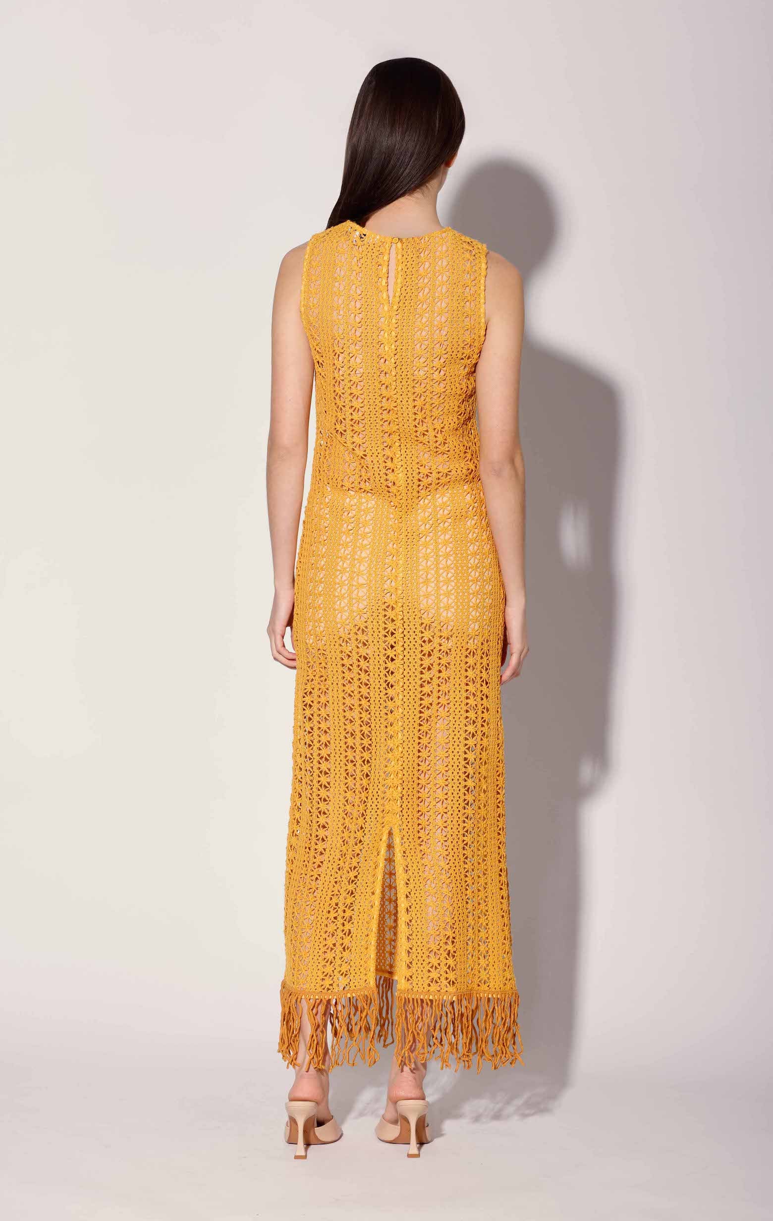 Paula Dress, Havana Crochet Marigold