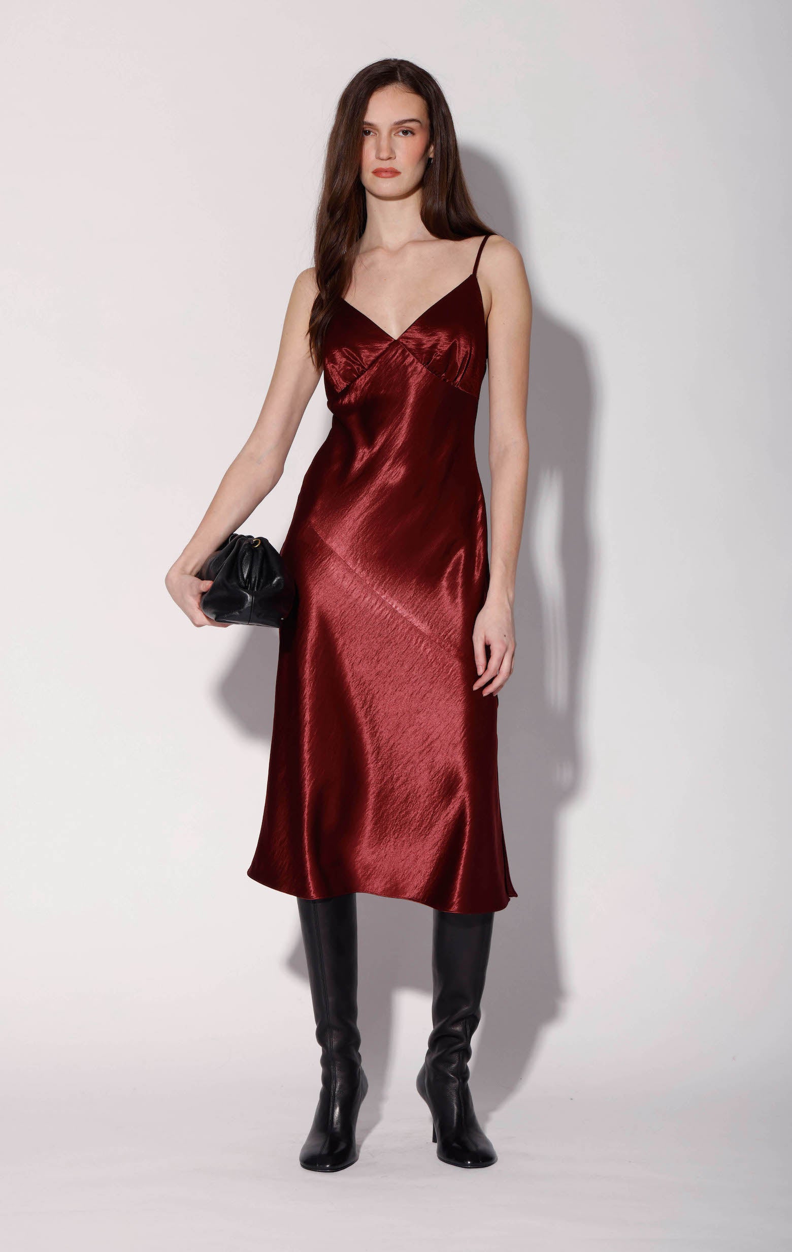 Bristol Dress, Burgundy