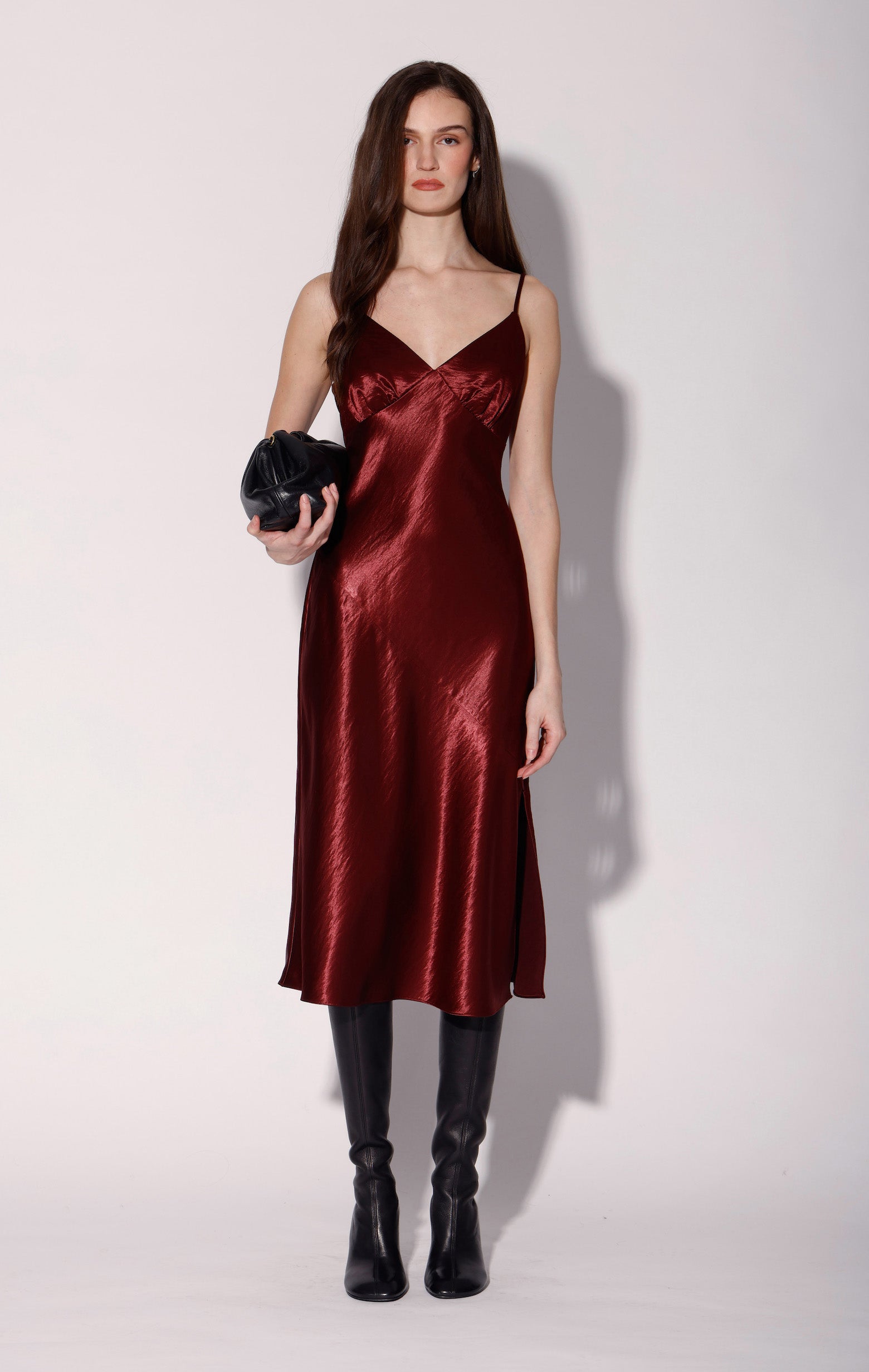 Bristol Dress, Burgundy