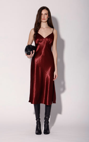 Bristol Dress, Burgundy