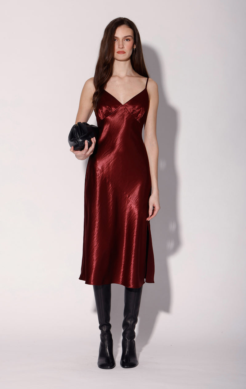 Bristol Dress, Burgundy