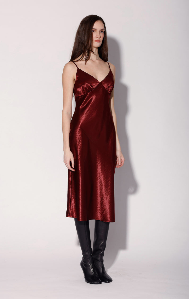 Bristol Dress, Burgundy