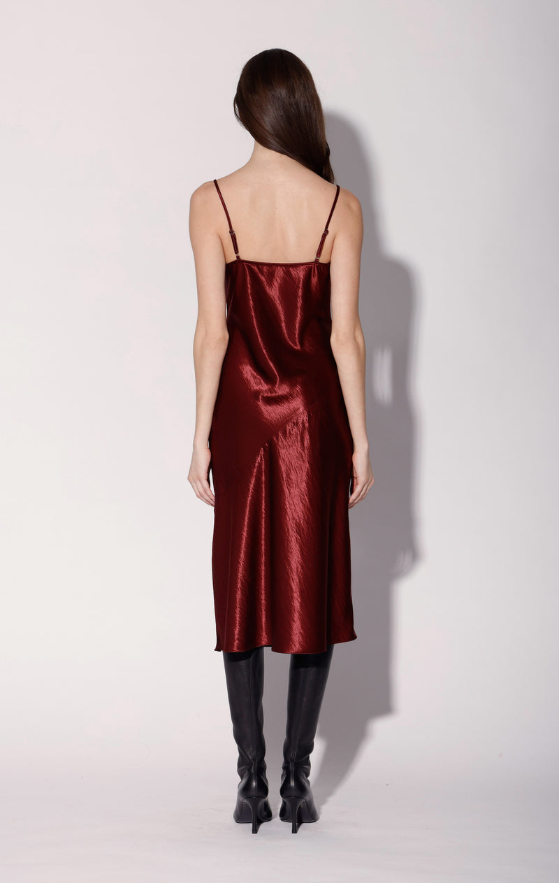 Bristol Dress, Burgundy