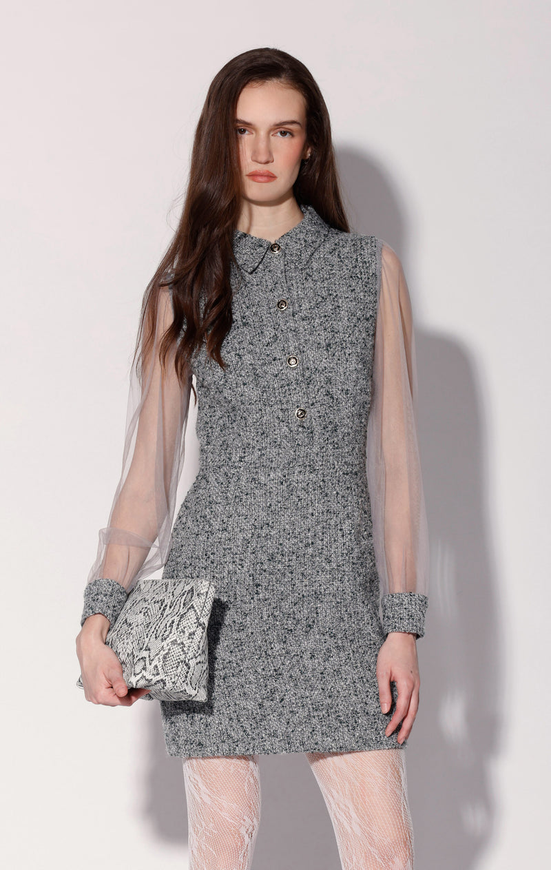 Myla Dress, Juno Tweed