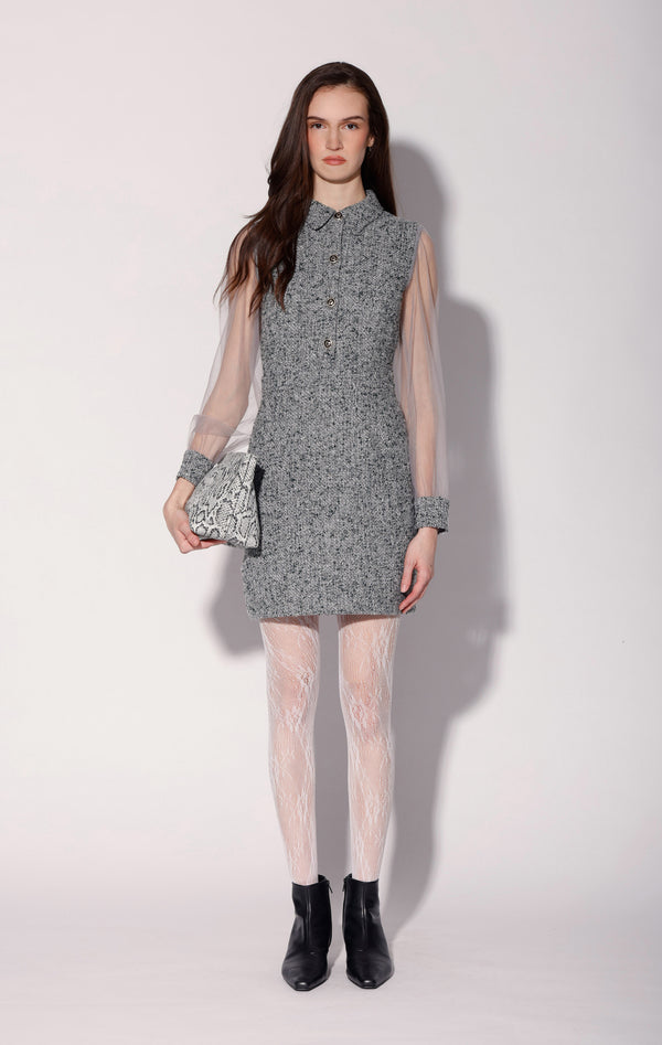 Myla Dress, Juno Tweed