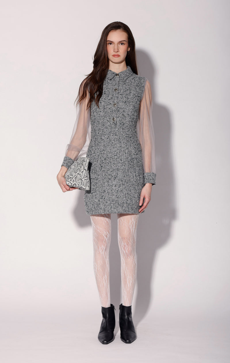 Myla Dress, Juno Tweed