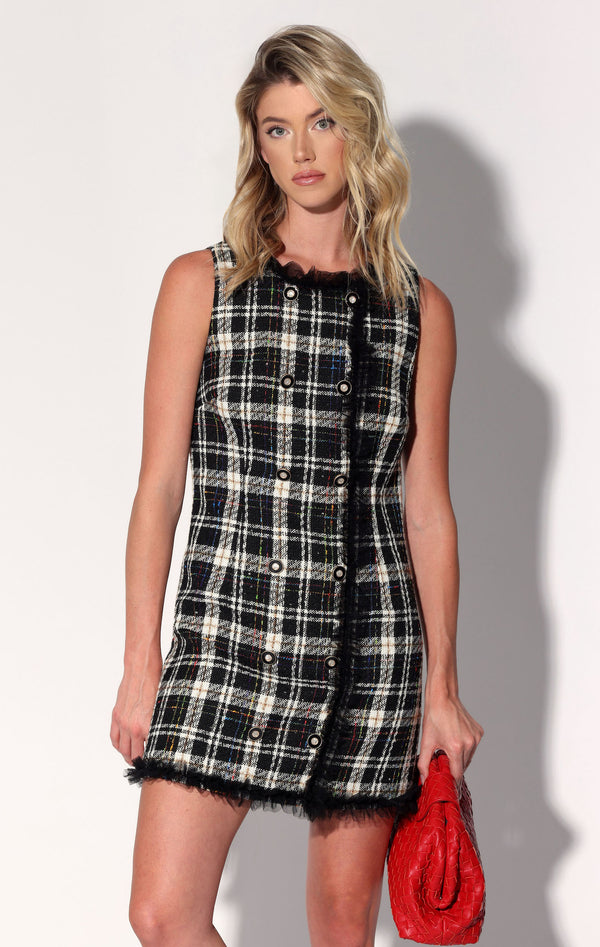 Marie Dress, Regal Tweed