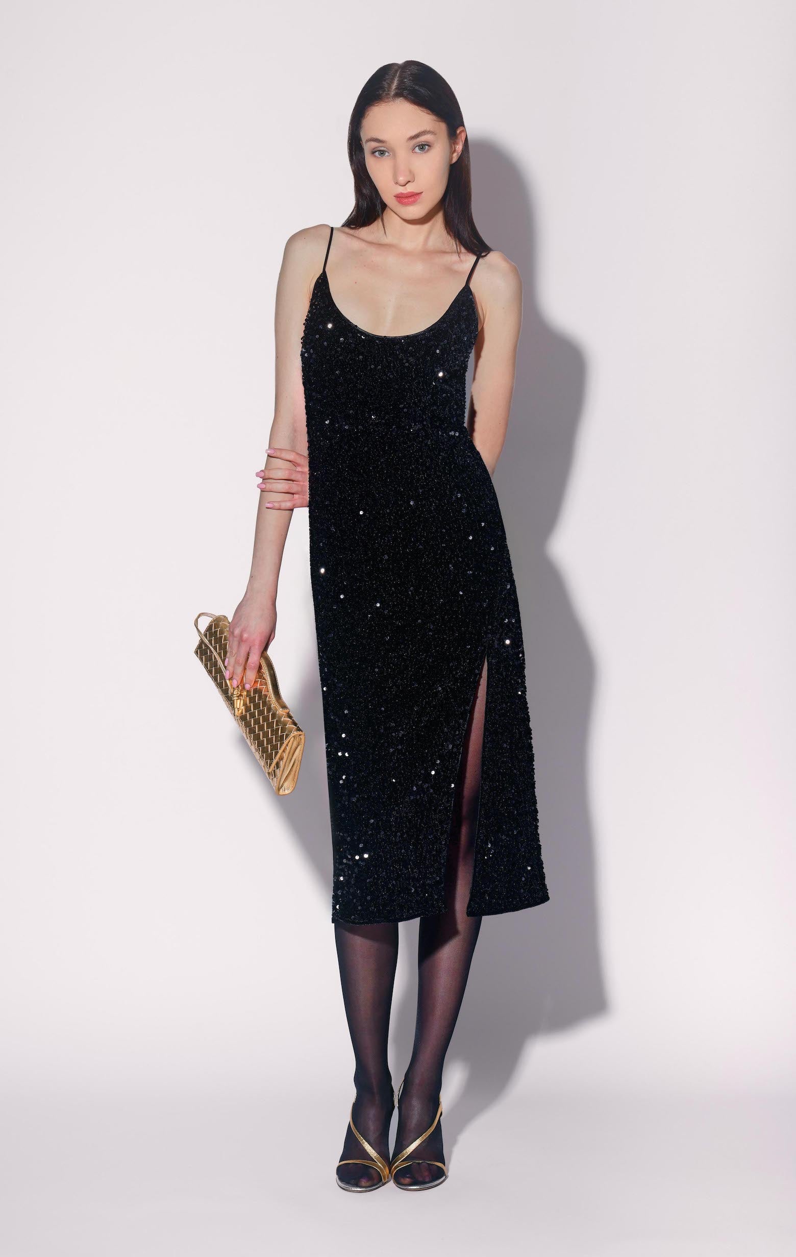 Jamie Dress, Black Sequin Walter Baker Jamie Dress, Black Sequin Walter Baker