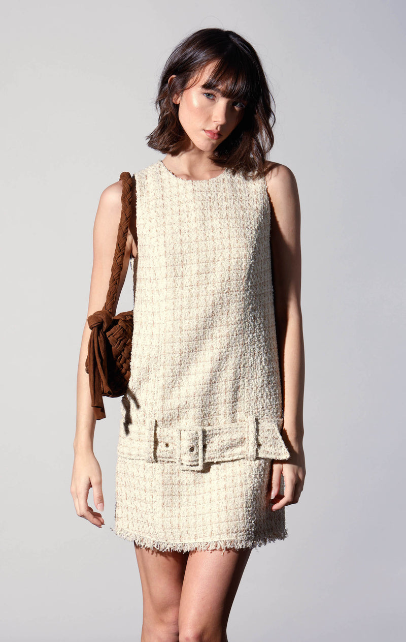 Vanna Dress, Sahara Tweed