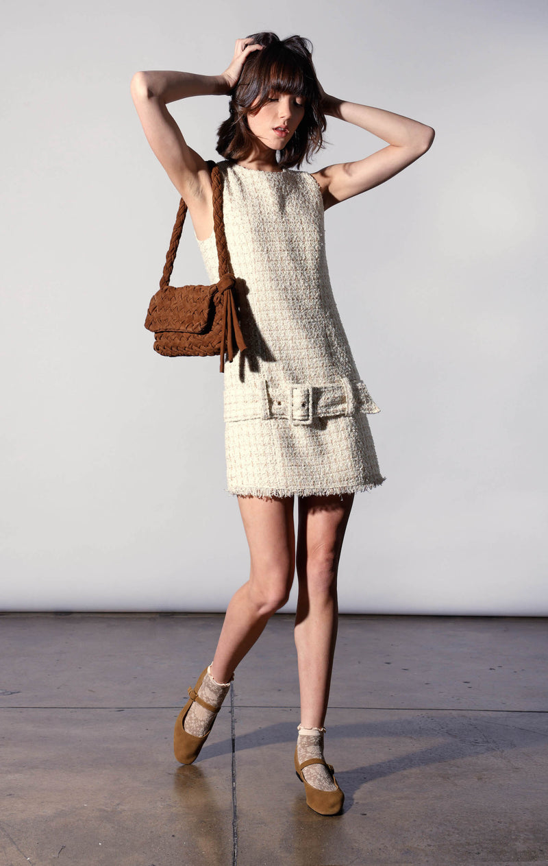 Vanna Dress, Sahara Tweed