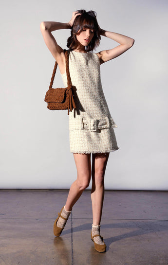 Vanna Dress, Sahara Tweed