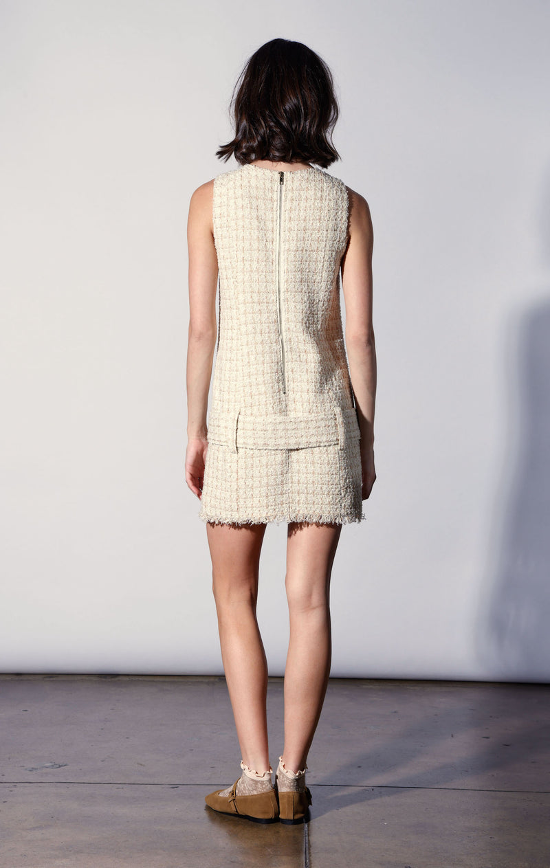 Vanna Dress, Sahara Tweed