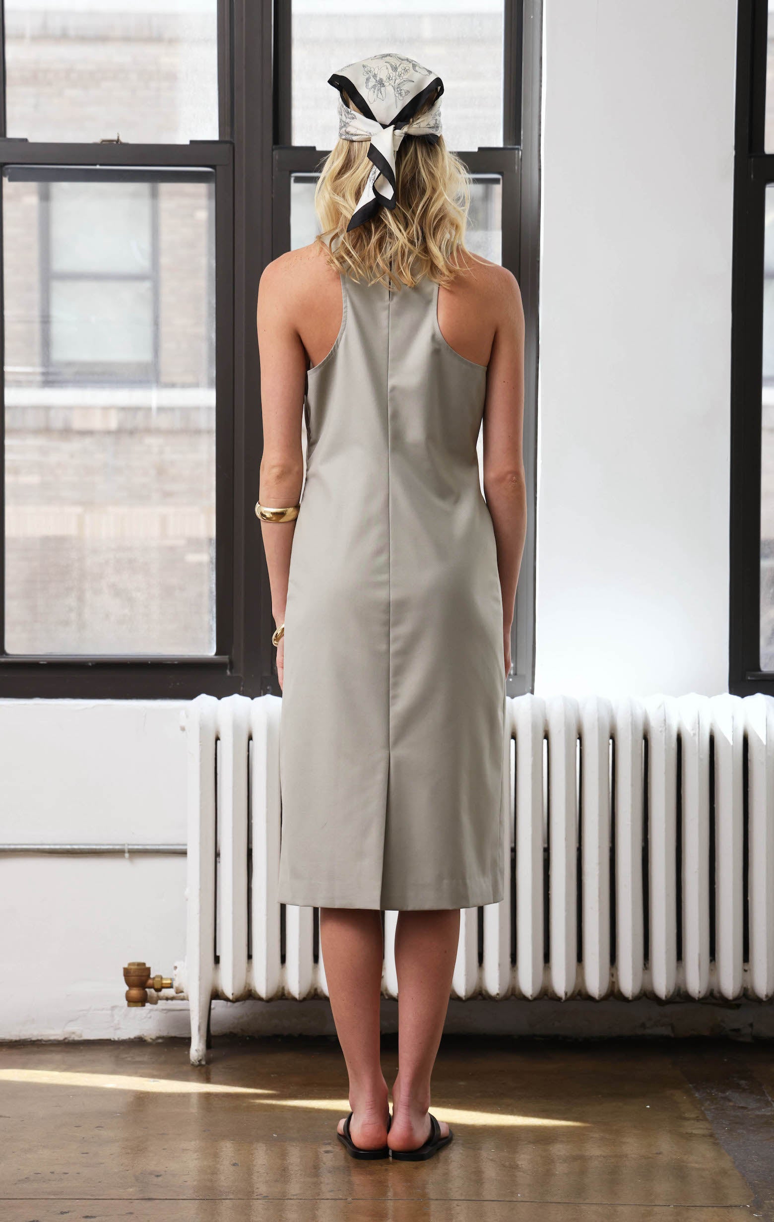 Chelsea Dress, Pale Sage