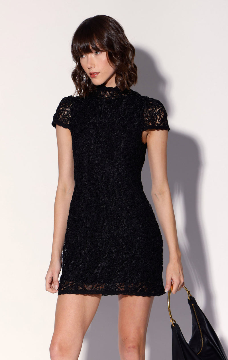 Ariana Dress, Black Lace