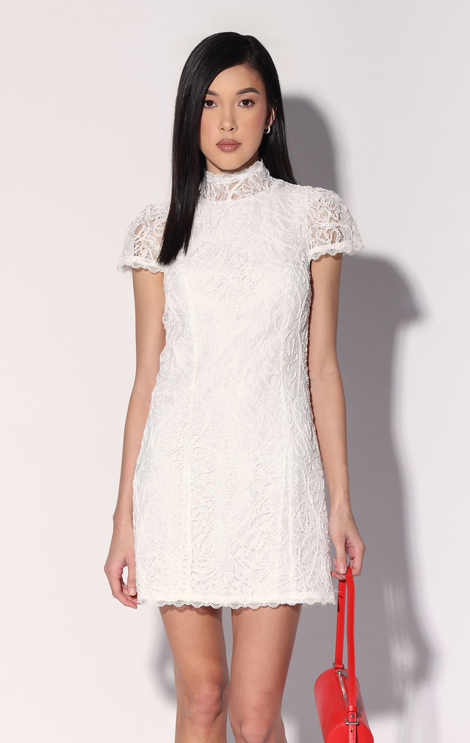 Ariana Dress, White Lace