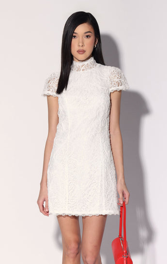Ariana Dress, White Lace