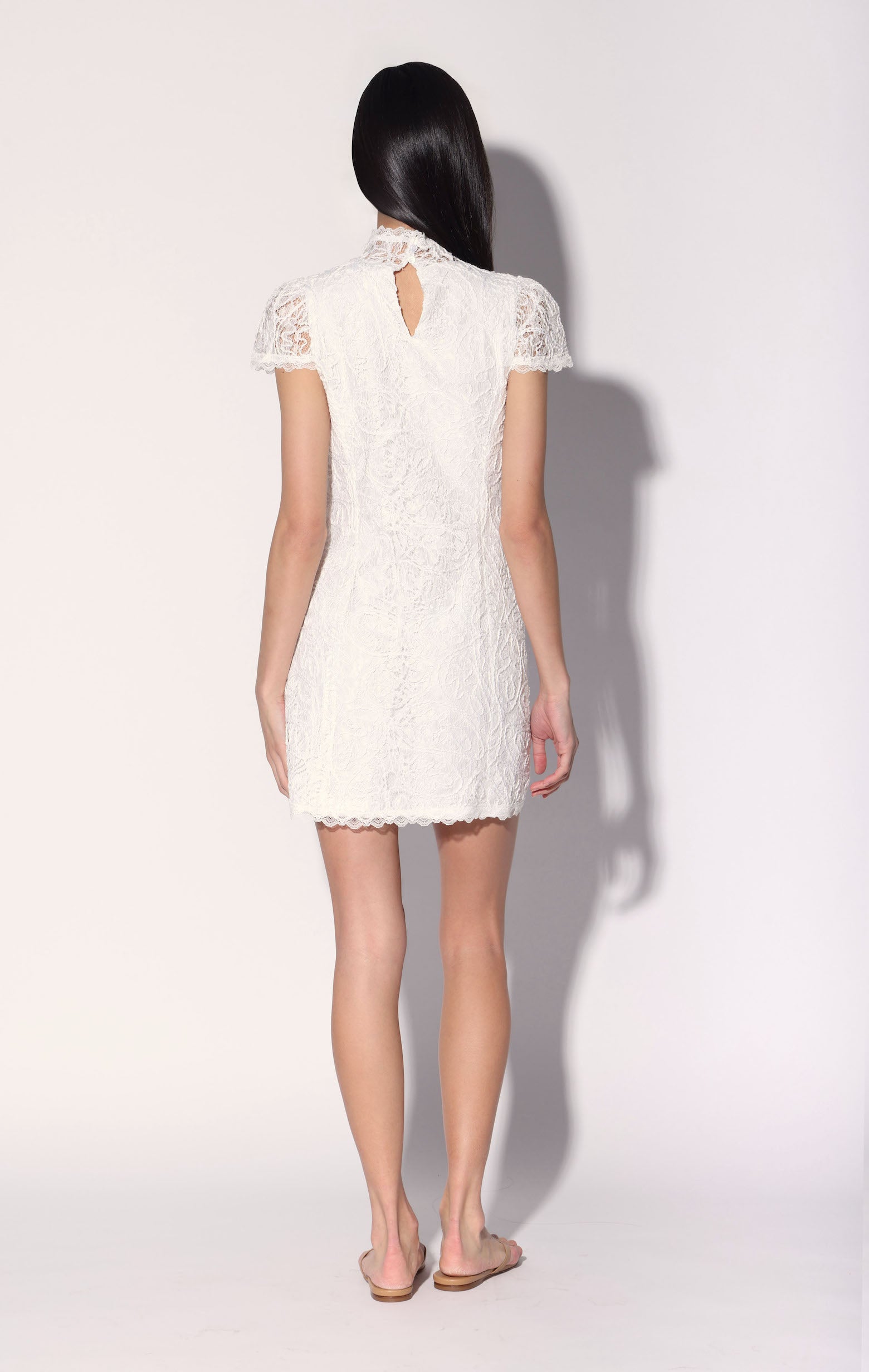 Ariana Dress, White Lace