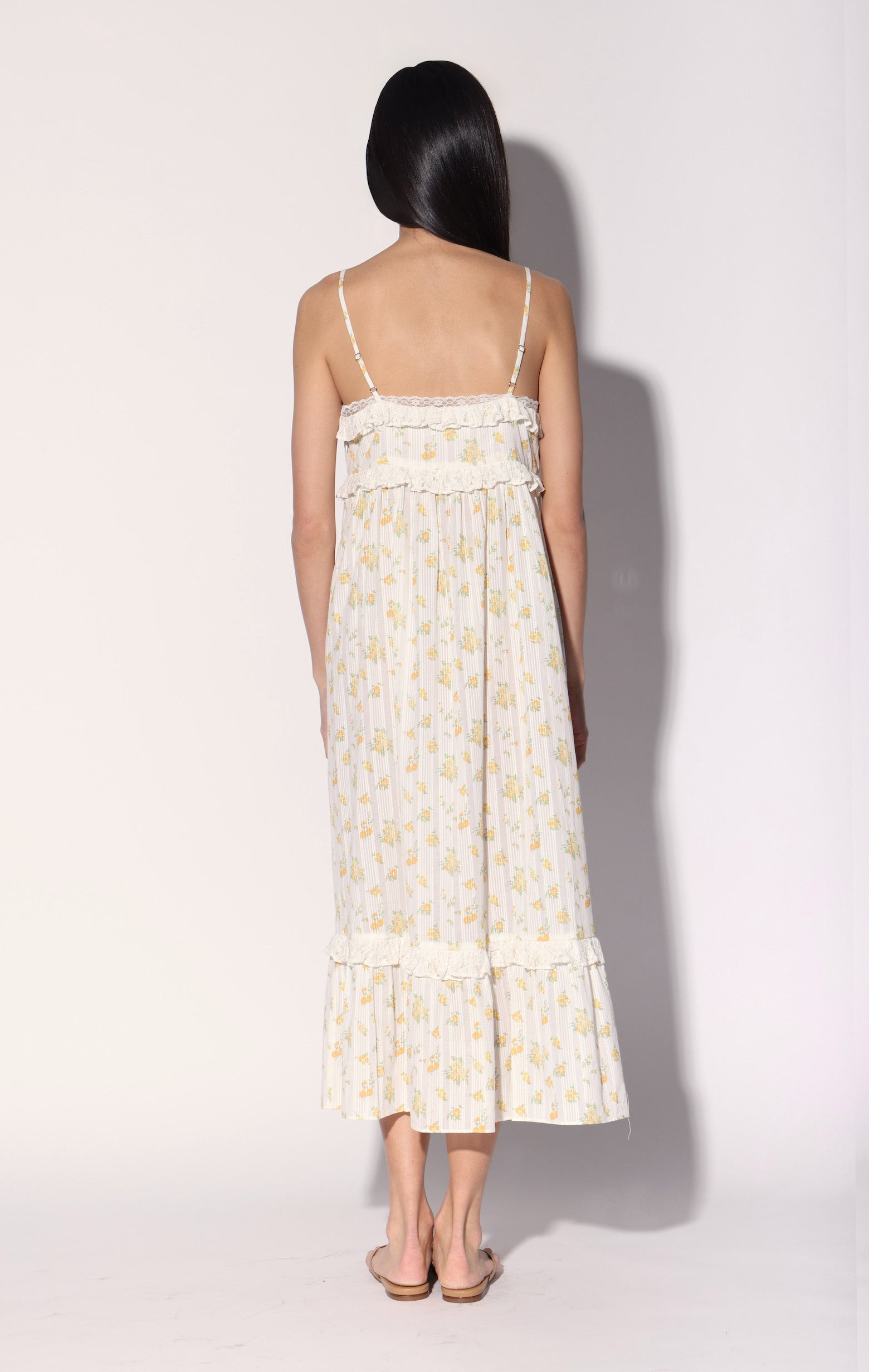 Carla Dress, Yellow Bouquet