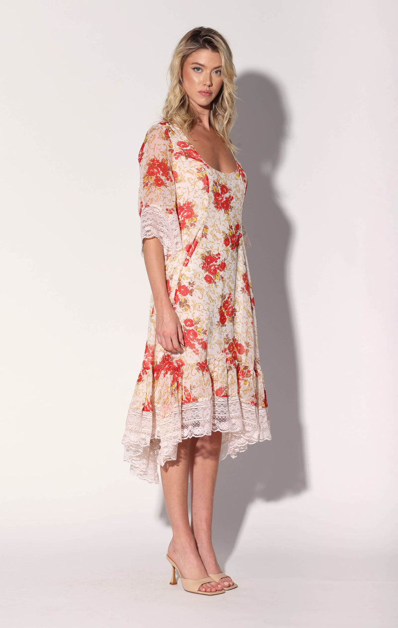 Darla Dress, Chateau Floral