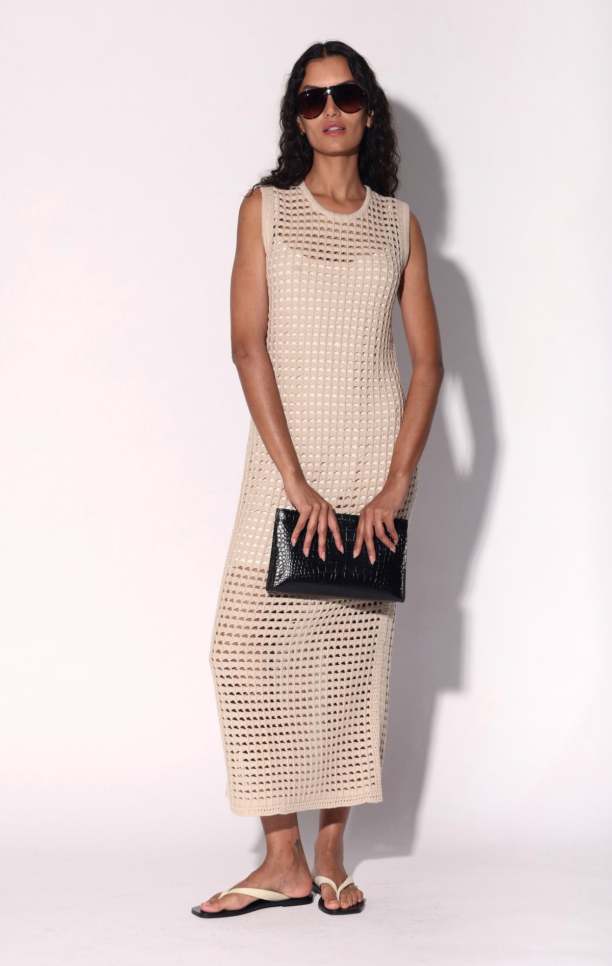 Darcy Dress, Sand