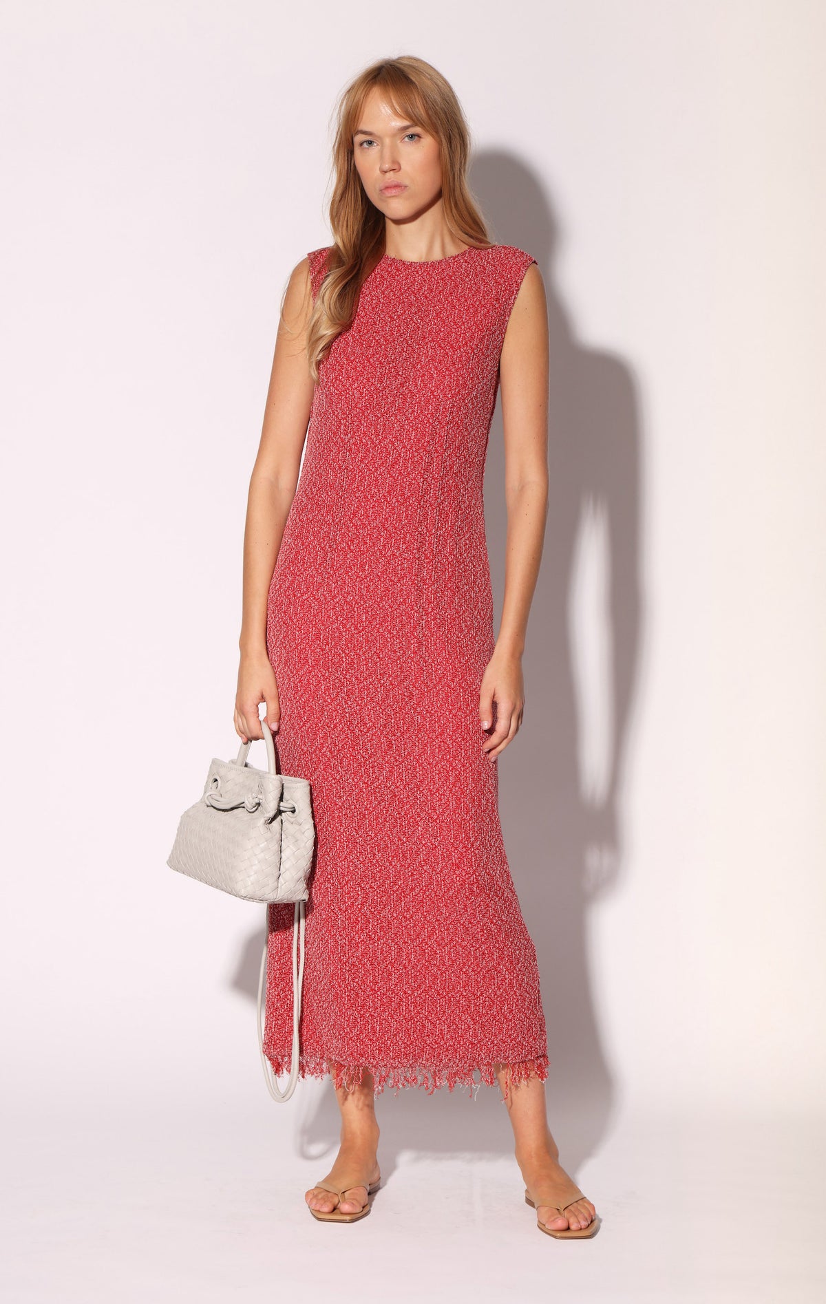 Khalia Dress, Red White