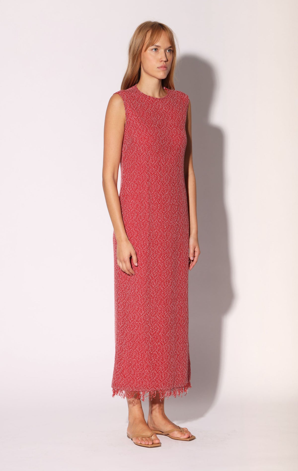Khalia Dress, Red White